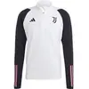 Image de Haut d'entraînement 1/4 zip Juventus Turin 2023/24 Blanc L HZ5051