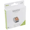 Image de Borne de raccordement WAGO 222-412 flexible: 0.08-4 mmÂ² rigide: 0.08-2.5 mmÂ² Nombre de pÃ´les (num): 2 gris, orange 10 p