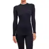 Image de Falke - Sous-vêtement technique chaud - Longsleeved Shirt Warm W Black pour Femme - Taille L - Noir