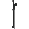 Image de Ensemble de douche avec pommeau 2 jets, barre 90cm et flexible - GROHE Vitalio Comfort 110 269302431 - Economie d'eau - Noir Mat