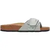 Image de Birkenstock - Sandales nubuck légères - Oita Suede Leather Modern Narrow Suede Pure Sage pour Femme en Cuir - Taille 39 - Vert