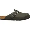 Image de Birkenstock - Sabots en feutre de laine - Boston Wool Narrow Thyme en Laine - Taille 39 - Vert