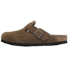 Image de Mules BIRKENSTOCK  Sandales  Boston Softbed suède P32571849