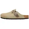 Image de Mules BIRKENSTOCK  Chausson Homme  BOSTON SUEDE P32279433