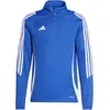 Image de Sweatshirt 1/4 zip adidas Tiro 24 Bleu 3XL IS1042