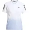 Image de T-shirt femme adidas Own the Run Climacool 3-Stripes Blanc M JC9889