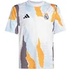 Image de Maillot Prematch enfant Real Madrid 2024/25 Blanc 9/10 ans JJ3491
