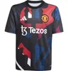 Image de Maillot Prematch enfant Manchester United 2024/25 Noir 9/10 ans JD7146