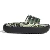 Image de Claquettes femme adidas Adilette Platform Vert 43 JI4754