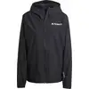 Image de Adidas - Veste imper-respirante - Multi 2L Rain.Rdy Jacket W Black pour Femme - Taille S - Noir