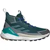 Image de Adidas - Chaussures de randonnée en GORE-TEX® - Terrex Free Hiker 2.0 GTX M Aurora Ivy/Preloved Teal/Grey Three pour Homme - Taille 42 - Bleu