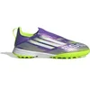 Image de Chaussures de football sans lacets enfant adidas F50 League FG/MG Violet 31 JH7743