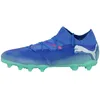 Image de Chaussures Football Lamelles Puma Future Match Fg/Ag Jr Bleu Ciel 36