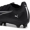 Image de Puma Chaussures De Football Ultra 5 Match Fg/Ag Unisexe, Chaussures, Noir/Blanc, 42.5