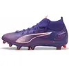 Image de Chaussures de football Puma Ultra Match+ FG/AG Blanc 43 107686-01