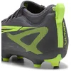 Image de Puma Chaussures De Football Ultra 5 Match Fg/Ag Enfant Et Adolescent, Chaussures, Matte Aged Silver/Jaune Alert/Aged Silver, 29