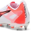 Image de Puma Chaussures De Football Ultra 5 Match Mxsg Unisexe, Chaussures, Blanc/Noir/Glowing Rouge, 41