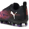 Image de Puma Chaussures De Football Future 8 Play Fg/Ag Enfant Et Adolescent, Chaussures, Noir/Blanc/Glowing Rouge, 28