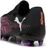 Image de Puma Chaussures De Football Future 8 Play Fg/Ag Unisexe, Chaussures, Noir/Blanc/Glowing Rouge, 46