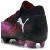 Image de Puma Chaussures De Football Future 8 Ultimate Fg Unisexe, Chaussures, Noir/Blanc/Glowing Rouge, 46