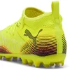 Image de Puma Chaussures De Football Future 8 Mg Enfant Et Adolescent, Chaussures, Jaune Alert/Noir/Sun Struck, 29