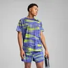 Image de Puma T-Shirt De Running Ã ImprimÃ© IntÃ©gral Velocity Homme, VÃªtements, Bleu Crystal, S