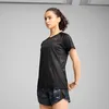 Image de Puma T-Shirt De Running Ã ImprimÃ© IntÃ©gral Velocity Femme, VÃªtements, Noir, Xs