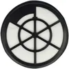 Image de vhbw Filtre compatible avec Bush VCS35B15KC-70 aspirateur - filtre de sortie d'air, noir / blanc