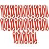 Image de vhbw 50x Lames compatible avec Homebase Sovereign ST05 taille gazon - Lames de rechange, rouge, nylon / plastique
