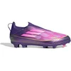 Image de Chaussures de football sans lacets enfant adidas F50 League Lamine Yamal FG/AG Violet 29 JQ9752