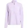 Image de Adidas - Tee-shirt à manches longues respirant - Multi Half Zip Longsleeve Tee W Powder Plum pour Femme - Taille M - Rose