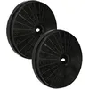 Image de vhbw 2x Filtres Ã  charbon actif compatible avec Elica BADIA 09 GRX/F/50 208175146604 hotte aspirante - 20 cm