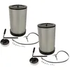 Image de vhbw 2x Filtre Ã  particules fines remplacement pour Metabo 0920016529 pour centrale d'aspiration - particules fines avec brosses de nettoyage