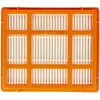 Image de vhbw filtre remplacement pour AEG/Electrolux 4055116125, 1924992207 pour aspirateur - filtre HEPA orange / blanc