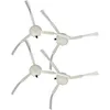 Image de vhbw 4x Brosse latÃ©rale compatible avec Mova E30 Ultra robot aspirateur - Lot de brosses, blanc