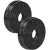 Image de vhbw 2x Filtres Ã  charbon actif compatible avec Rosieres RHT632002LIN hotte aspirante - 10,5 cm