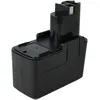 Image de vhbw Batterie compatible avec Bosch GBM 9.6VSP-3, GBM 9.6VES-3, GBM 9.6 VSP-2, GSB 9.6VES, GLI 9.6V, GDR 90 outil Ã©lectrique (2000 mAh, NiMH, 9,6 V)