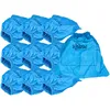 Image de vhbw 10x Filtre textiles compatible avec KÃ¤rcher MV 3 Premium Fireplace aspirateur sec et humide - Sac filtrant, lavable bleu