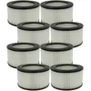 Image de vhbw 8x filtre compatible avec Kaminer 1170 15 Liter, 8790 20 Liter, 20l 10927 aspirateur de cendres - filtre HEPA noir / blanc