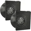 Image de vhbw 2x Filtres Ã  charbon actif compatible avec Whirlpool AKR 769, AKR 770, AKR 771, AKR 695, AKR 800 hotte aspirante - 21,3 x 20,7 x 4,1 cm