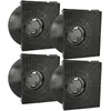 Image de vhbw 4x Filtres Ã  charbon actif compatible avec Elica CIAK GR/A/56.8, CIAK GR/A/56.8 709742, CIAK GR/A/56 hotte aspirante - 21,3 x 20,7 x 4,1 cm