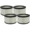 Image de vhbw 4x filtre compatible avec TecTake 401048, 400930, 401049 aspirateur de cendres - filtre HEPA noir / blanc