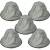Image de vhbw 5x Filtres Ã  sac remplacement pour 5900779934771 pour aspirateur de cheminÃ©e, aspirateur Ã  cendres - Filtre de rechange, lavable noir / gris