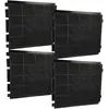 Image de vhbw 4x Filtres Ã  charbon actif compatible avec Airforce CONCRETE 875300, EG1817 F181 TLC 5DB96450, EG1819 5DB95761, EG1818 5DB96451 hotte aspirante
