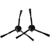 Image de vhbw 2x Brosse latÃ©rale compatible avec Dreame X30 Ultra, S20 Ultra robot aspirateur - Lot de brosses, noir