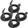 Image de vhbw 4x Tuyau flexible compatible avec KÃ¤rcher WD 5 P S V-25/5/22, V-25/5/22, P V-25/5/22, S V-25/5/22 aspirateurs - 2 m, poignÃ©e