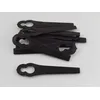Image de vhbw 20x Lames remplacement pour ALM BQ026 pour taille gazon - Lames de rechange, noir, plastique