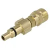 Image de vhbw Adaptateur baÃ¯onnette vers filetage M22 compatible avec Parkside PHD 110 C1, 100 E2, 110 B1, 110 A1 nettoyeur haute-pression - Raccord rapide