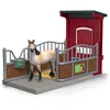 Image de schleich FARM WORLD Box avec Jument Mustang