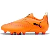 Image de Chaussures de football enfant Puma Future 8 Match LL FG/AG Orange 36 108618-03